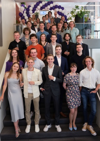 geslaagde masterstudenten