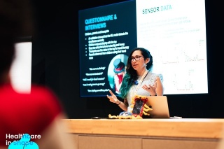 presentatie op de conferentie